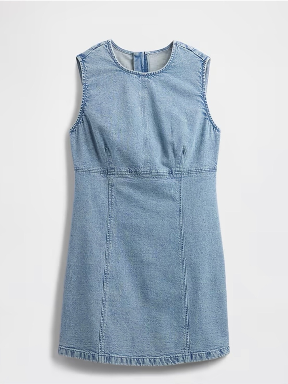GAP Light Blue Sleeveless Denim Mini Dress